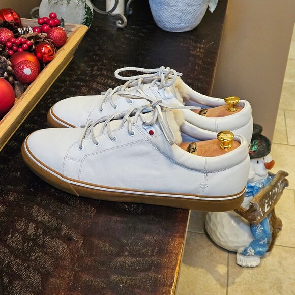 UGG White and Tan Men's Sneakers - Picture 3 of 16